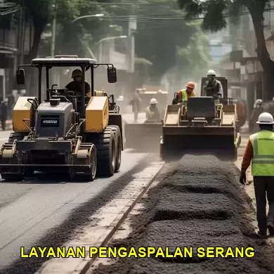 layanan pengaspalan serang